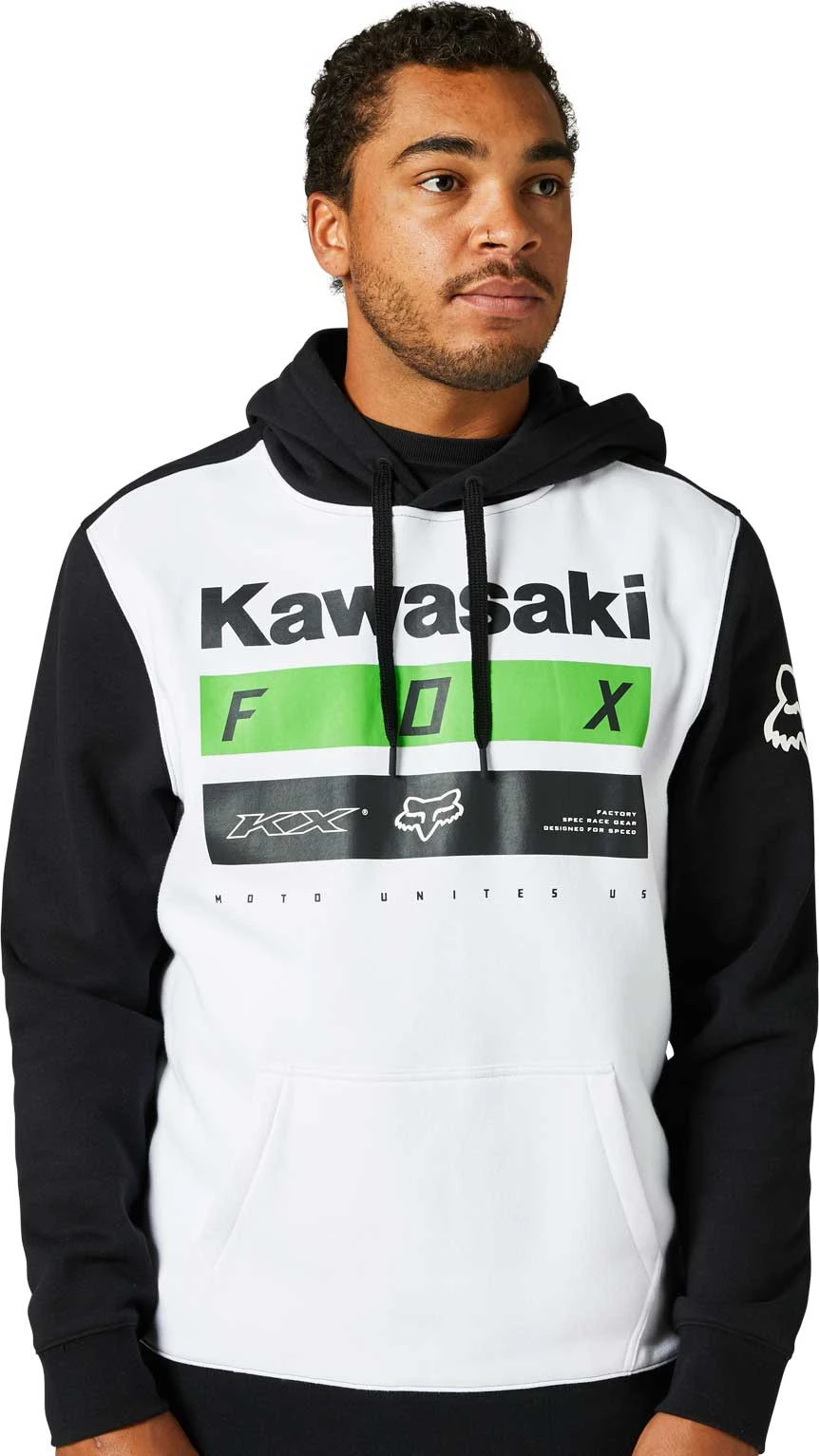 Fox Racing Kawasaki Stripes Pullover Hoodie